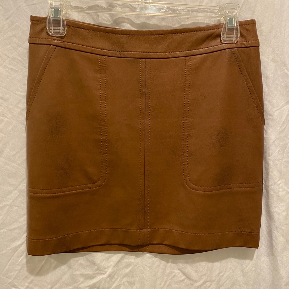 Vegan leather skirt